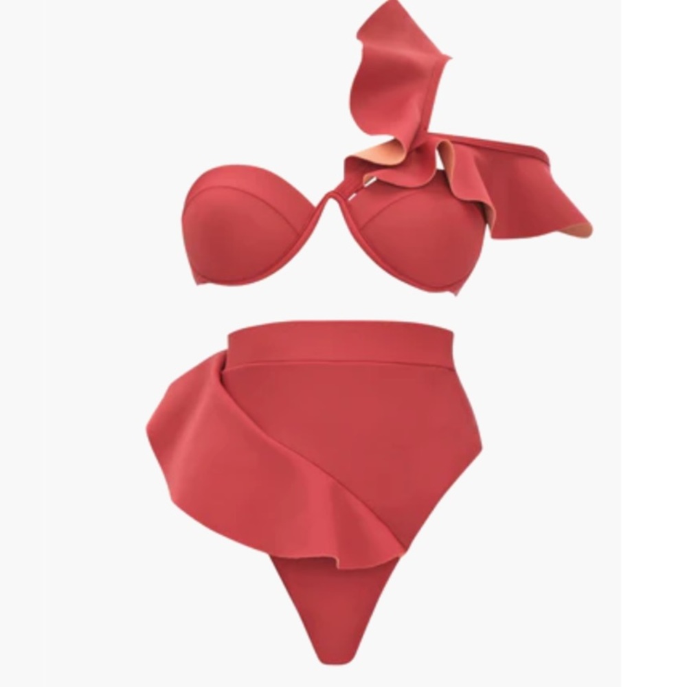 Andrea Iyamah “KIARA” bikini red